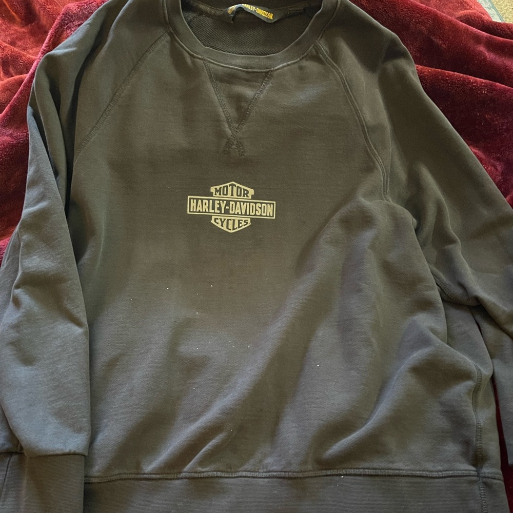 Harley-Davidson Women’s Crewneck Sweatshirt. Size XL Black